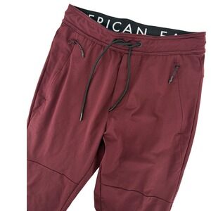 American Eagle Kids XS Maroon Joggers Active Pants Pockets Burgundy Leisure